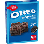 Betty Crocker Oreo Brownie Mix Topped with Oreo Cookie Pieces - 13.6oz: No Artificial Preservatives, No High Fructose Corn Syrup