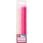 Betty Crocker Premium Birthday Candles Pretty in Pink Tall Pillars