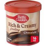 Betty Crocker Rich & Creamy Chocolate Frosting - 16oz: Gluten-Free, Low Sodium