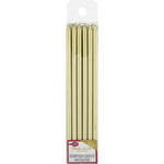 Betty Crocker Premium Birthday Candles Metallic Tall Pillars 12ct