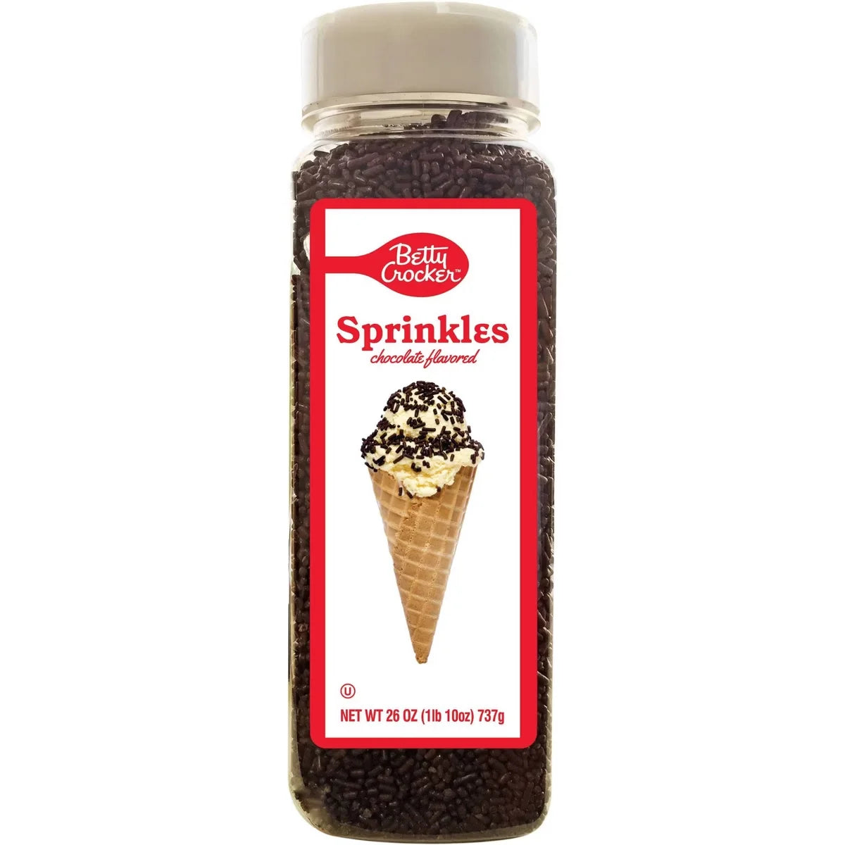 Betty Crocker Party Size Chocolate Sprinkle Bottle - 26oz