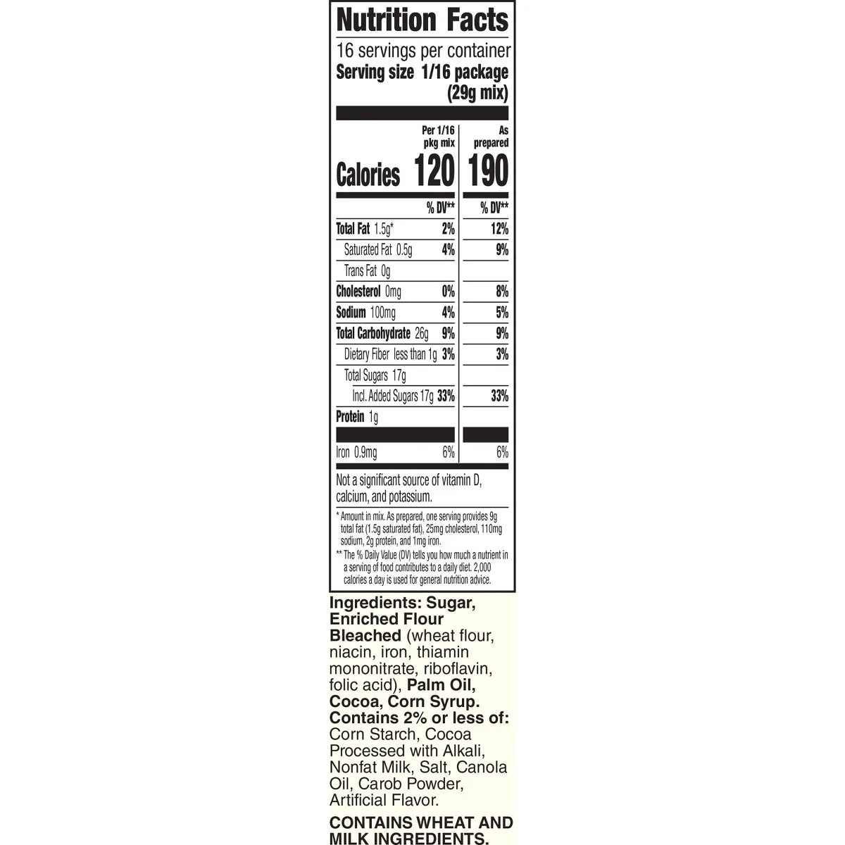 Betty Crocker Milk Brownie Mix - 16.3oz