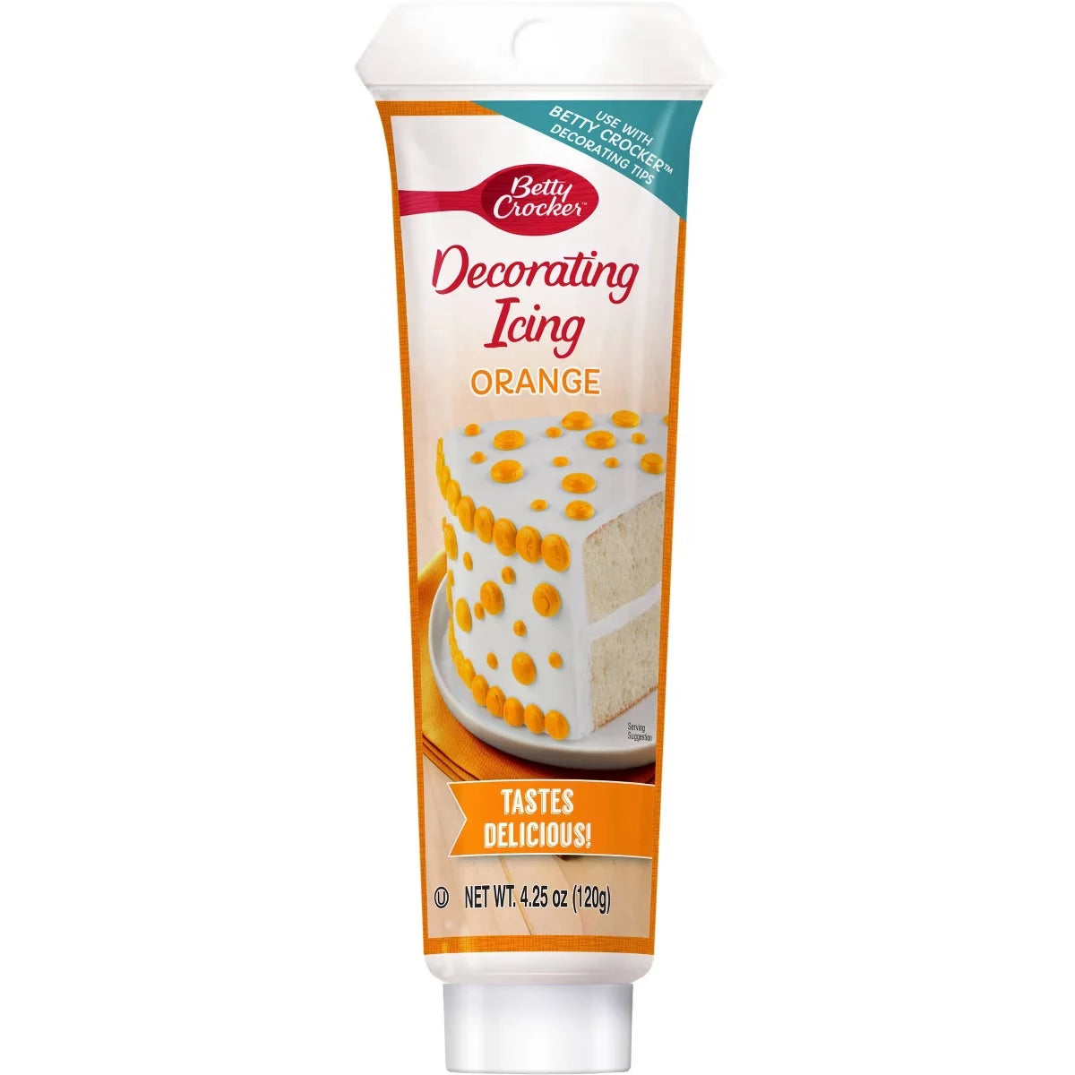 Betty Crocker Orange Decorating Icing Tube - 4.25oz