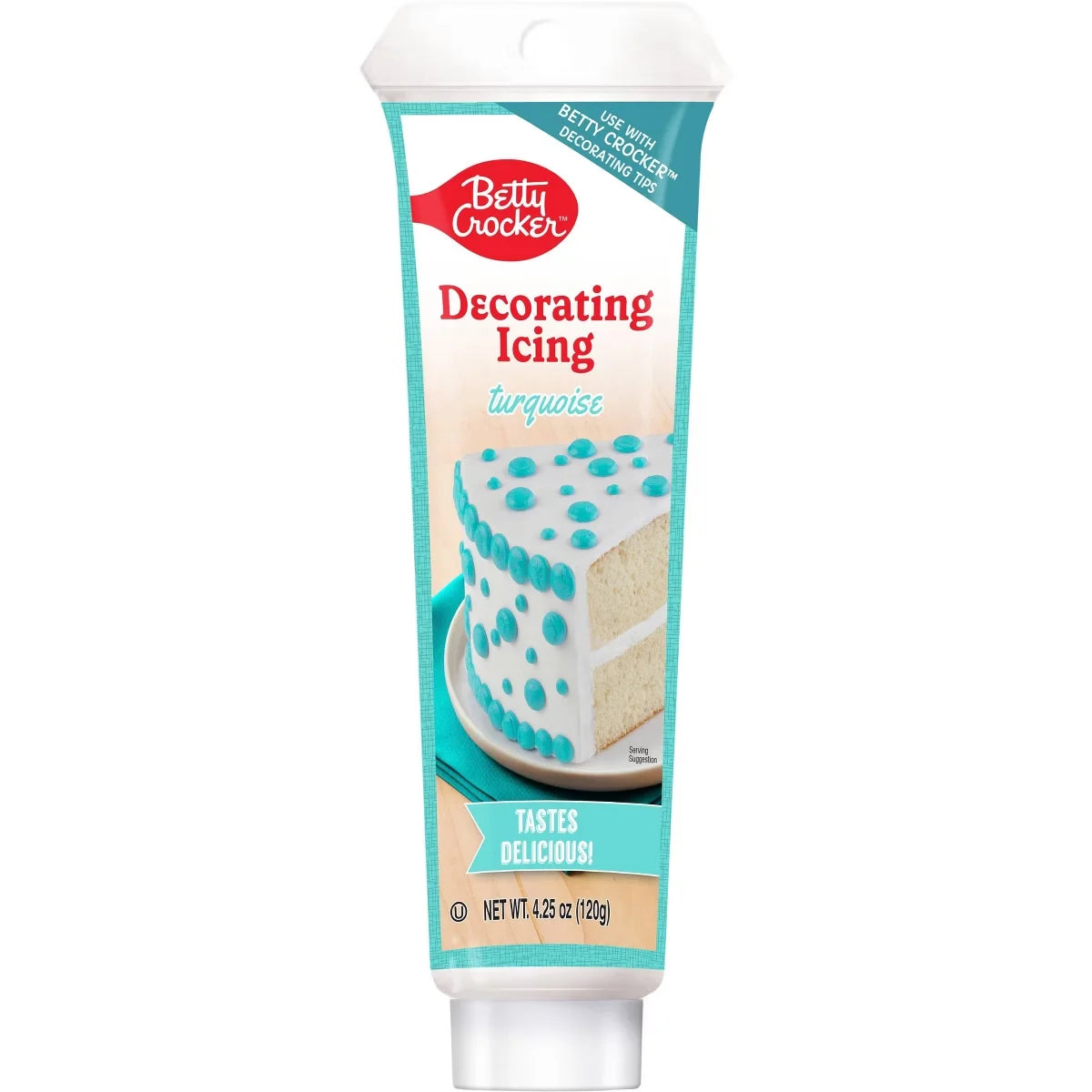 Betty Crocker Turquoise Decorating Icing Tube - 4.25oz