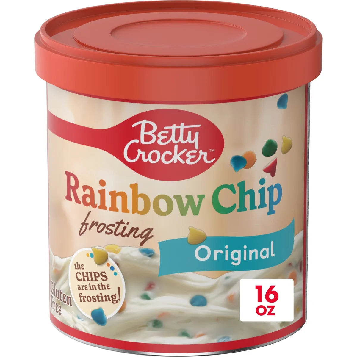 Betty Crocker Rainbow Chip Frosting - 16oz: Gluten-Free, Low Sodium