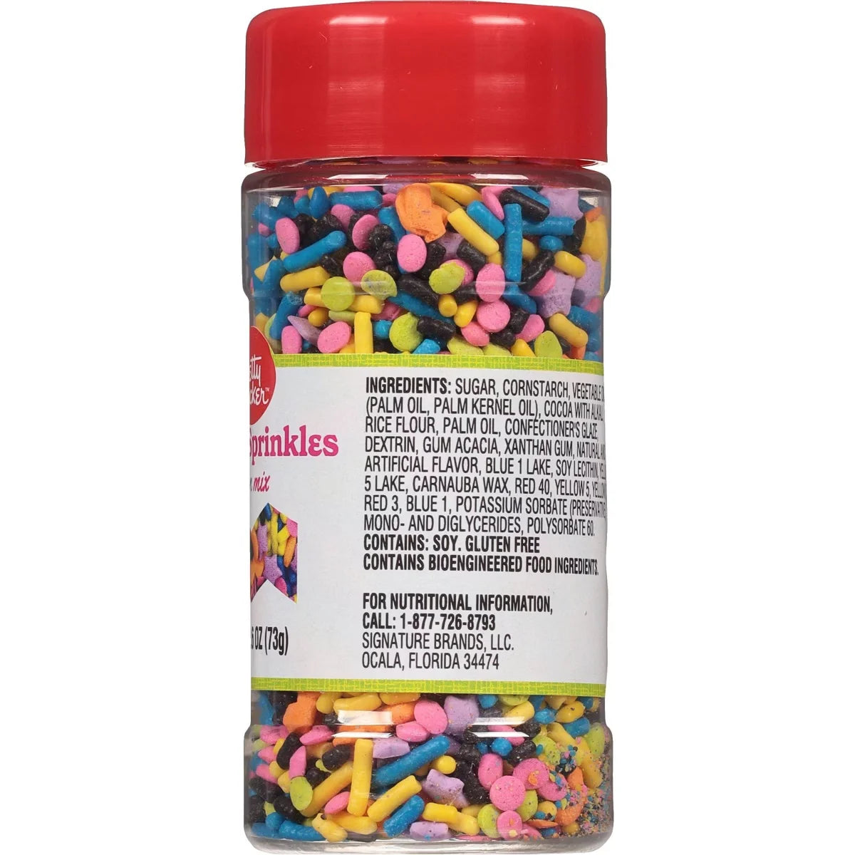 Betty Crocker Neon Fusion Sprinkle Bottle - 2.6oz