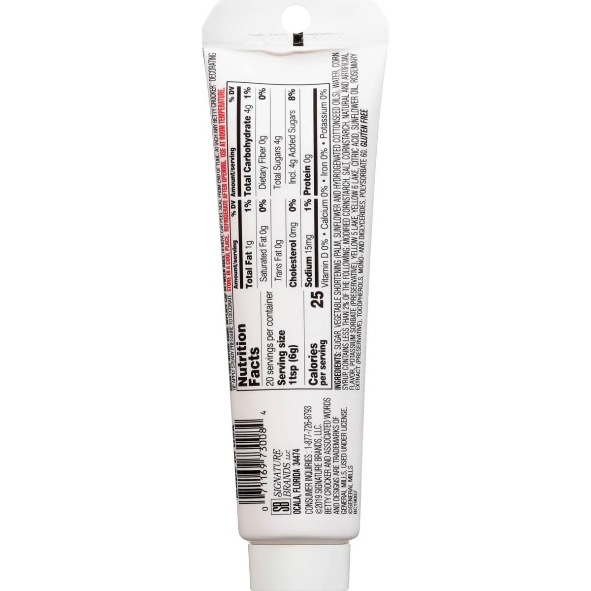 Betty Crocker Orange Decorating Icing Tube - 4.25oz