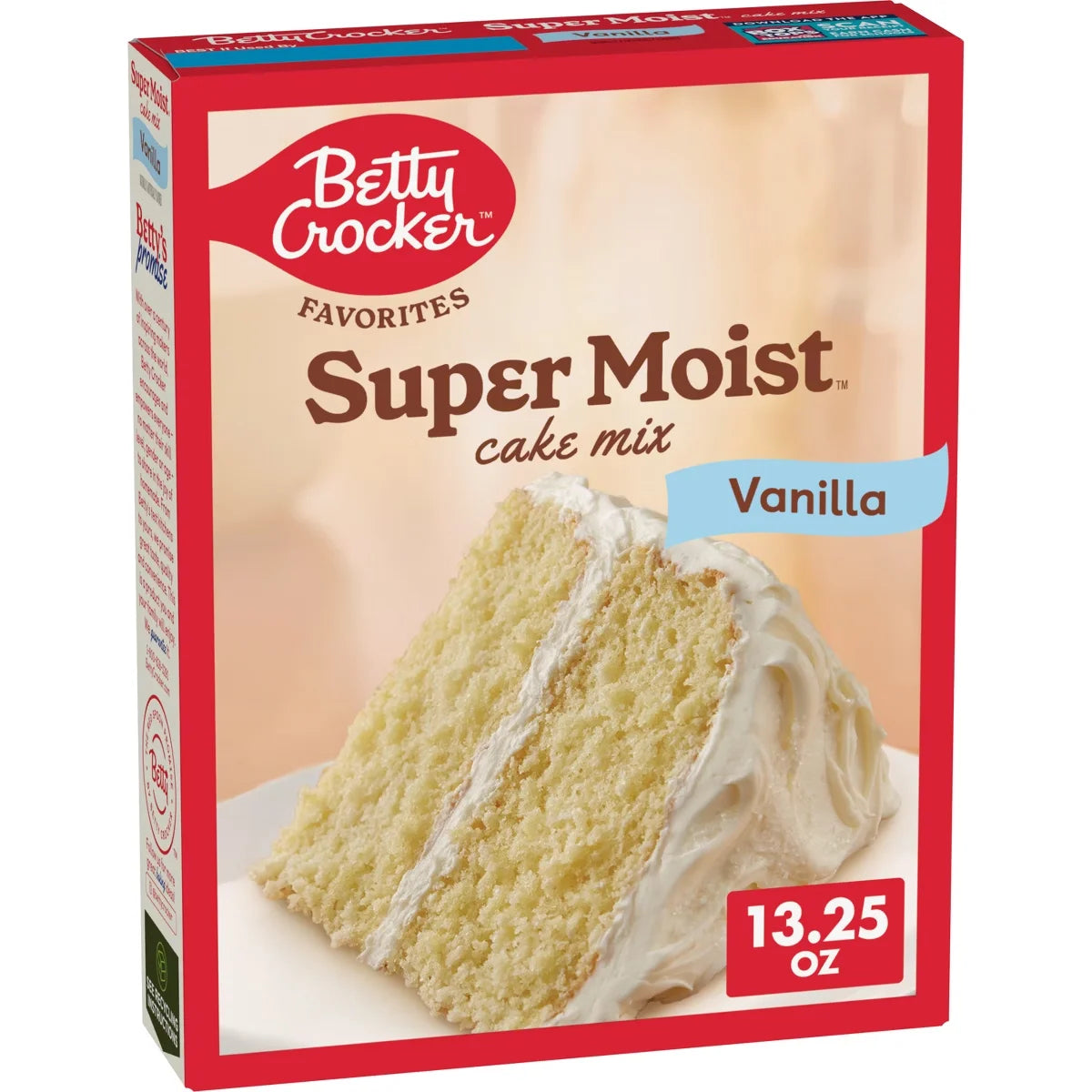 Betty Crocker 13.25oz Vanilla Super Moist Cake Mix + 16oz Rich and Creamy Vanilla Frosting