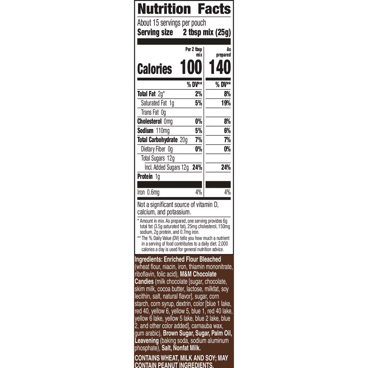 Betty Crocker M&M's Cookie Mix - 13.3oz