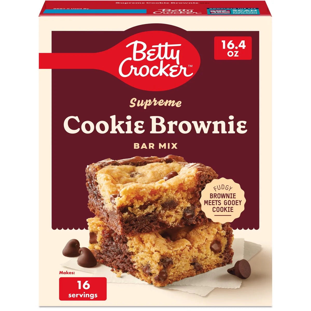Betty Crocker Delights Cookie Brownie Bar Mix - 16.4oz