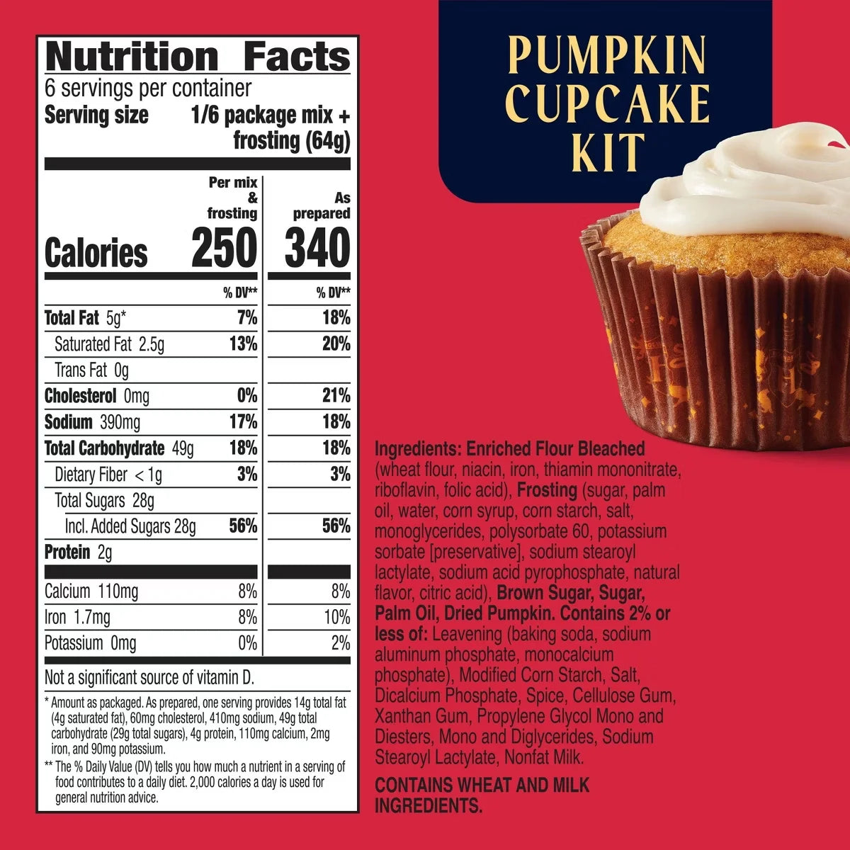 Betty Crocker Harry Potter Halloween Hogwarts House Pumpkin Cake Mix - 13.6oz