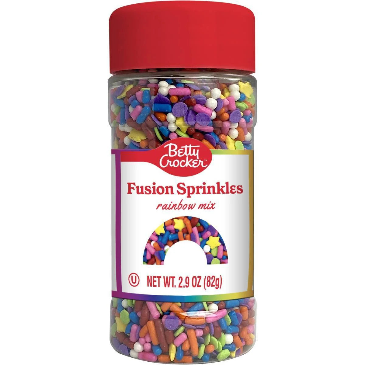 Betty Crocker Rainbow Fusion Sprinkle Bottle - 2.9oz: Gluten-Free