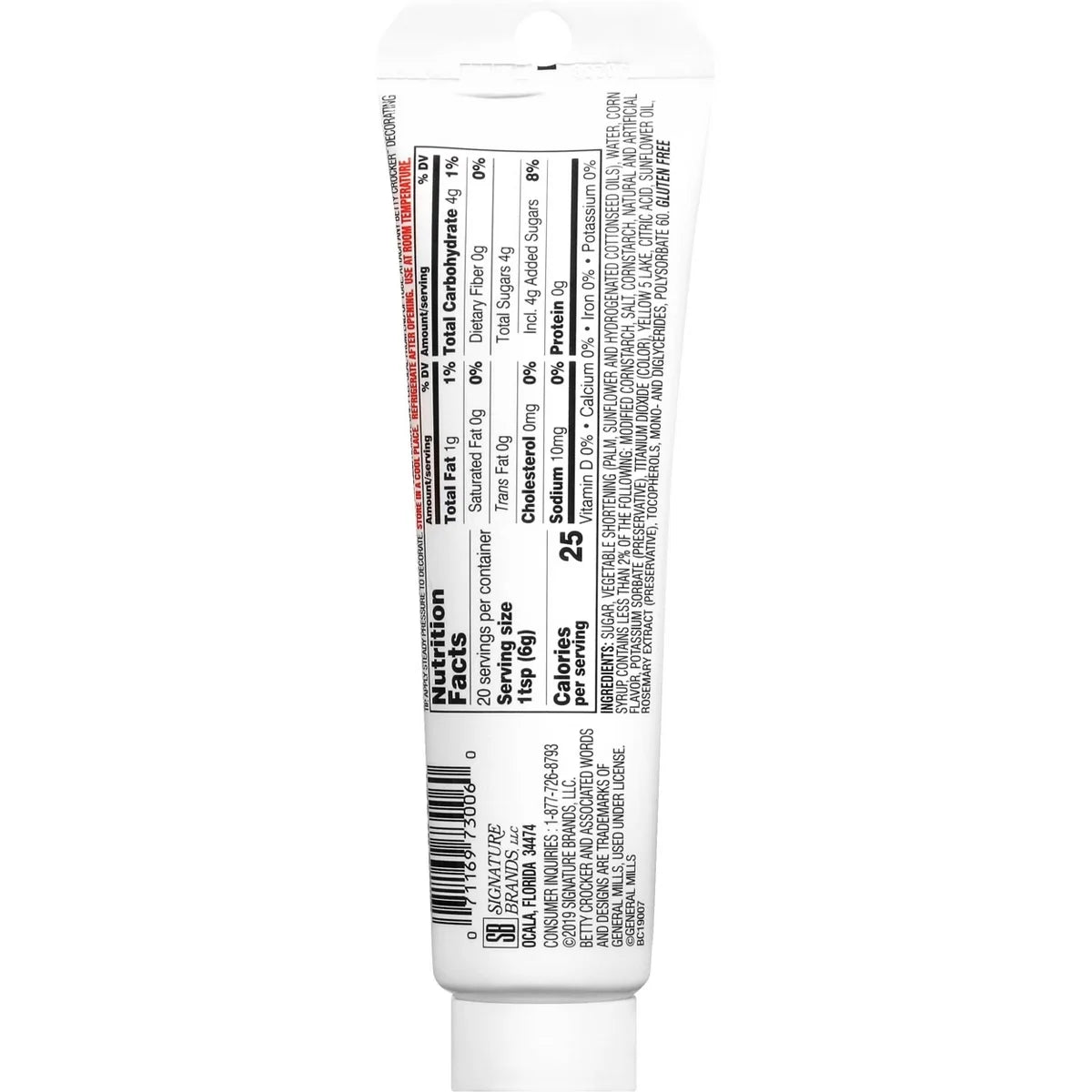 Betty Crocker Yellow Decorating Icing Tube - 4.25oz
