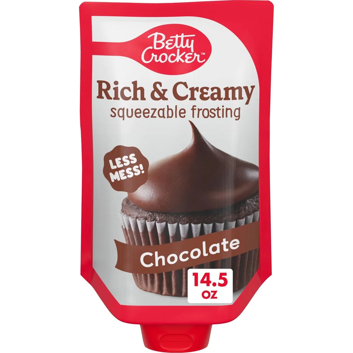 Betty Crocker Squeezable Chocolate Frosting - 14.5oz