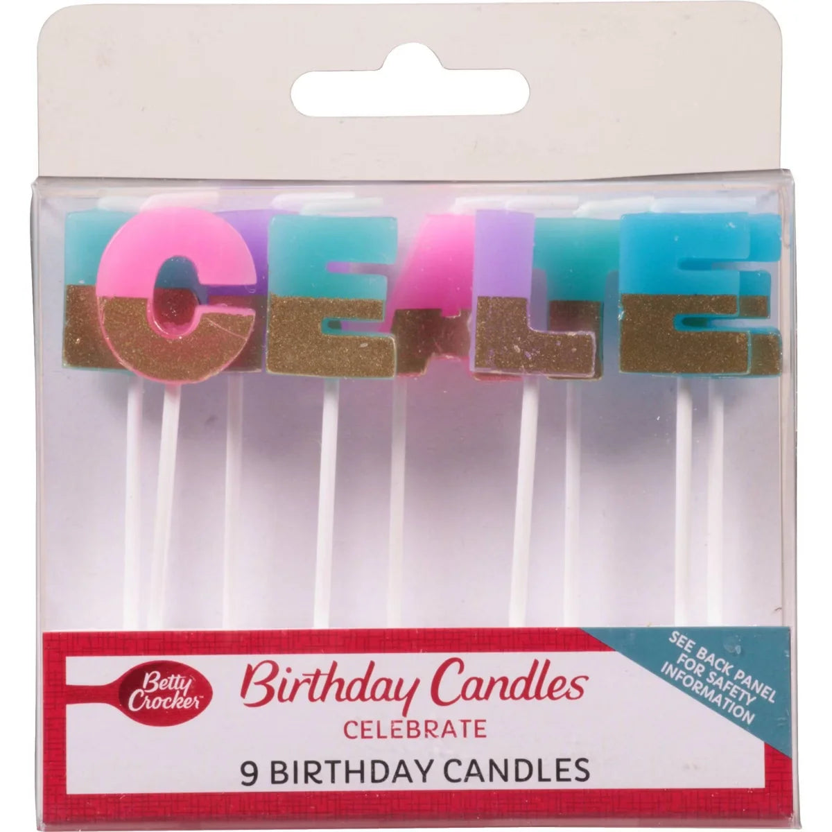 Betty Crocker Premium Celebrate Birthday Candles 9ct