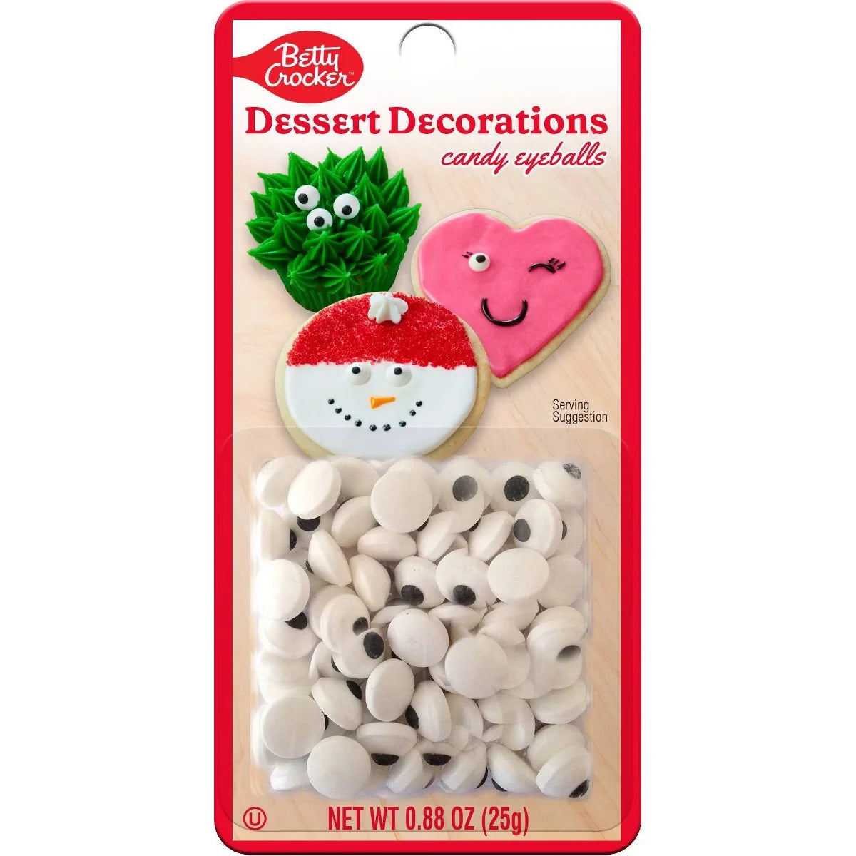 Betty Crocker Candy Eyeballs Dessert Decorations - 0.88oz