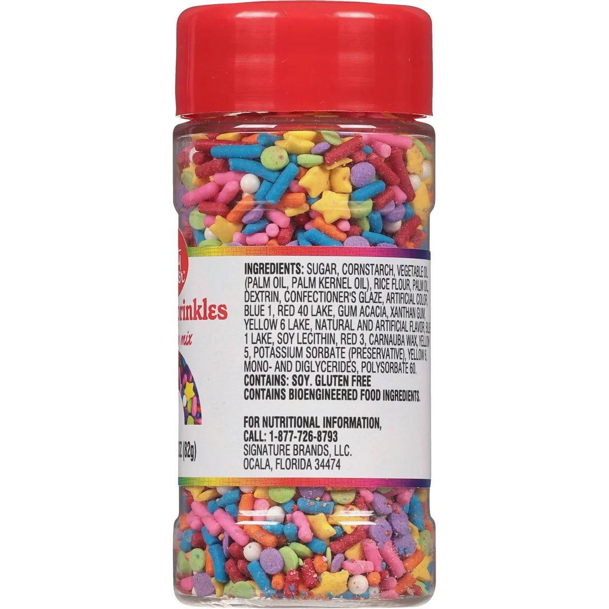 Betty Crocker Rainbow Fusion Sprinkle Bottle - 2.9oz: Gluten-Free