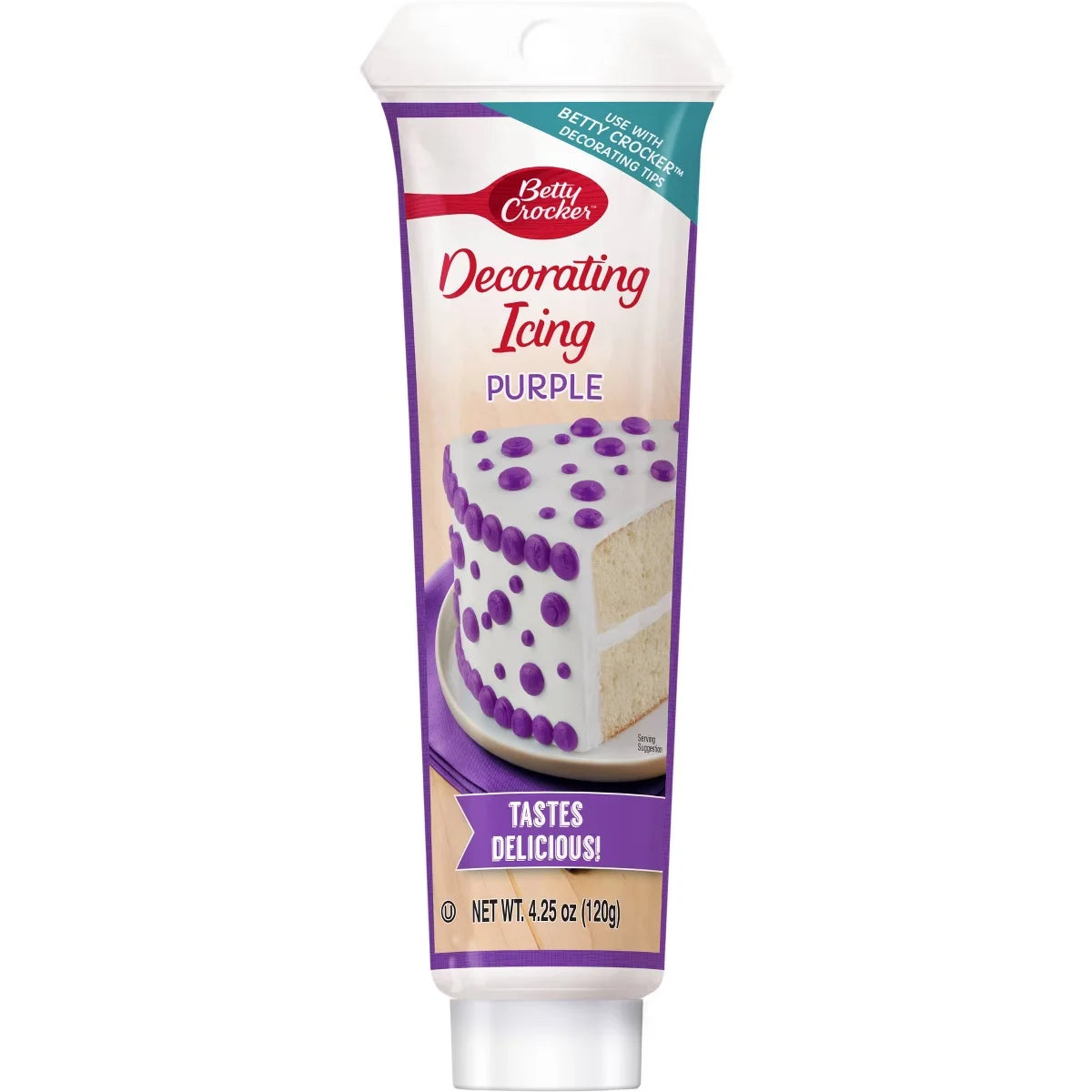 Betty Crocker Purple Decorating Icing Tube - 4.25oz