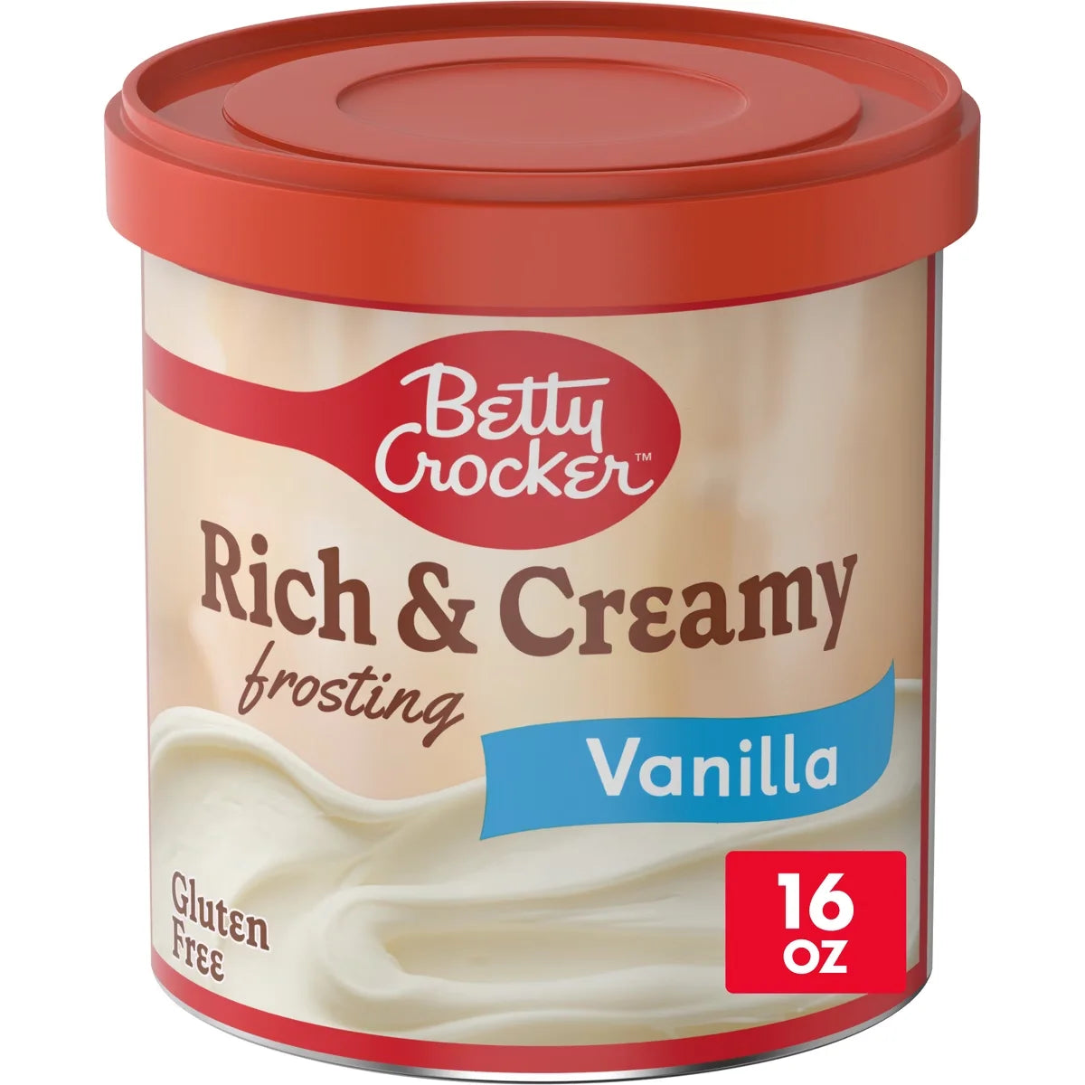 Betty Crocker Rich and Creamy Vanilla Frosting - 16oz: Gluten-Free, Low Sodium