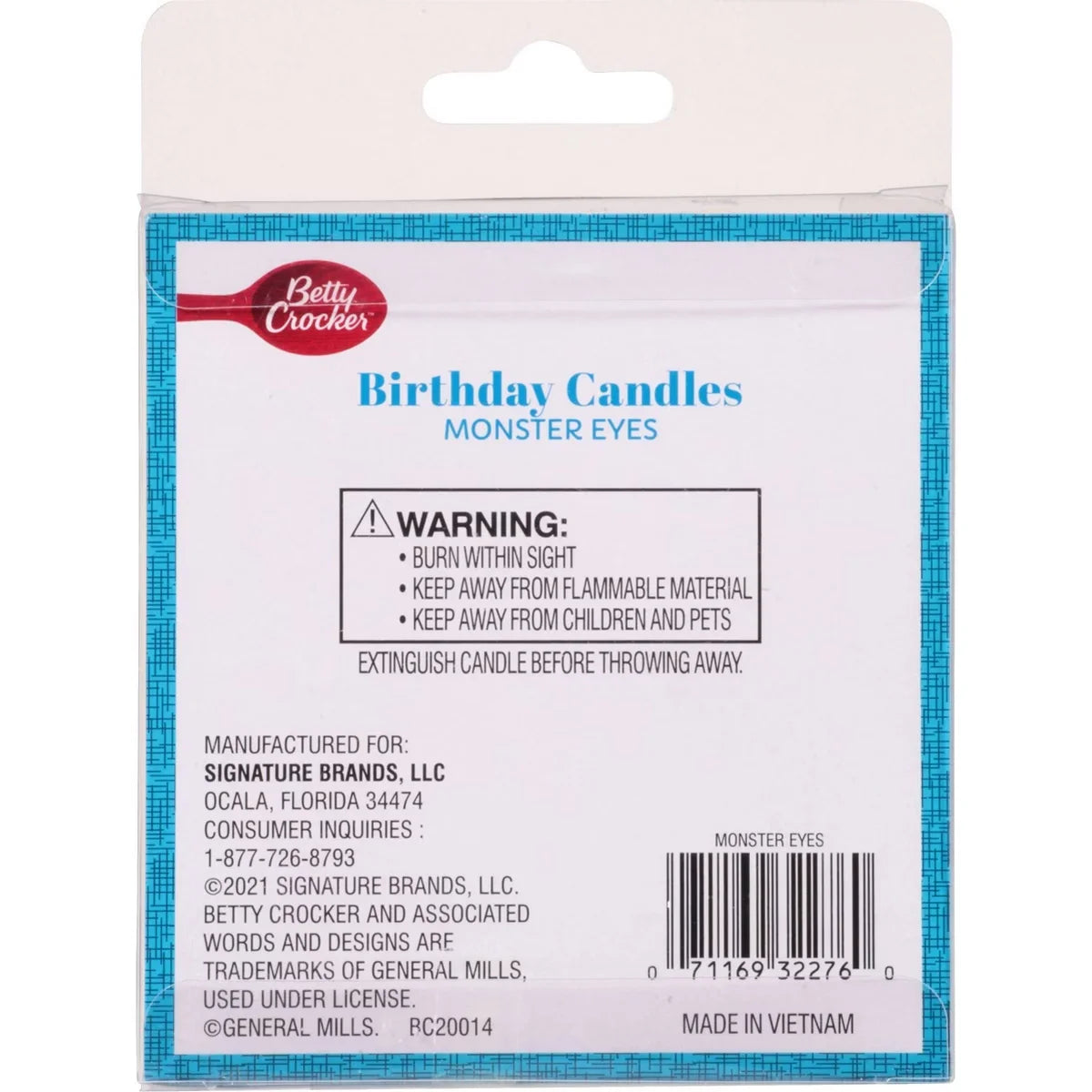 Betty Crocker Premium Monster Birthday Candles